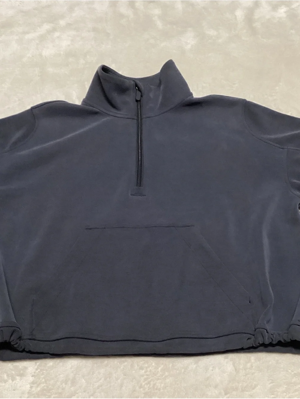 lululemon athletic Half zip Charcoal Jacket.